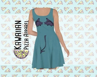 READY-to-SHIP Panic Inspired Skater Dress: Women's 2XL Polyester Spandex