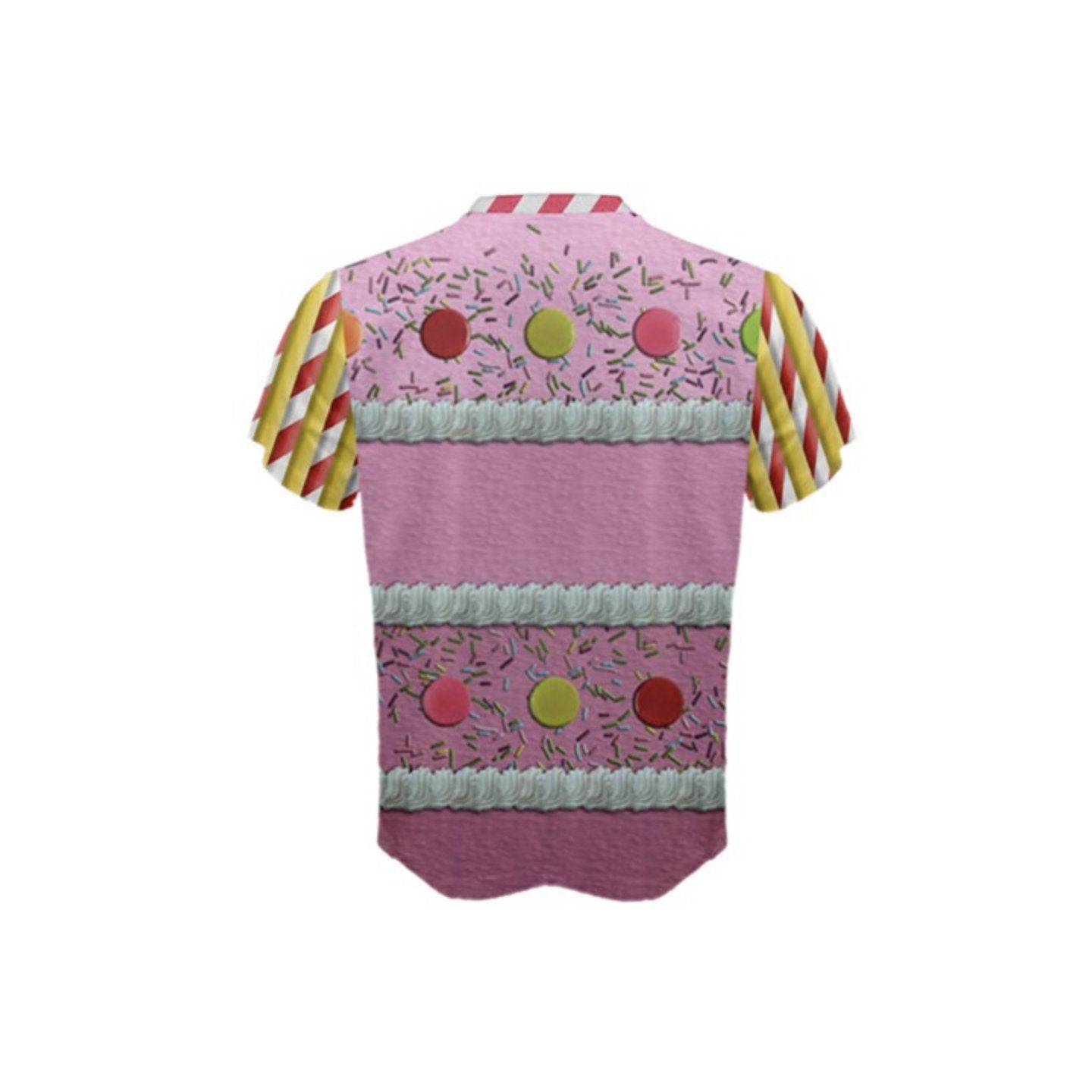 Men's 25th Anniversary Cinderella Castle Cake Inspired Short Sleeve Shirt