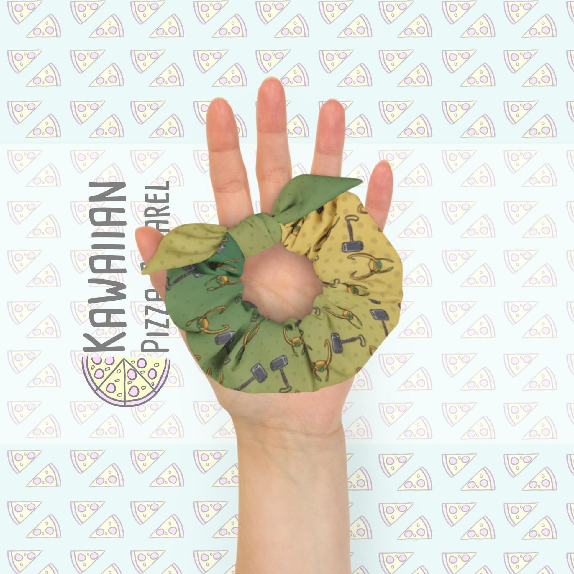 Loki and Thor Inspired Recycled Scrunchie