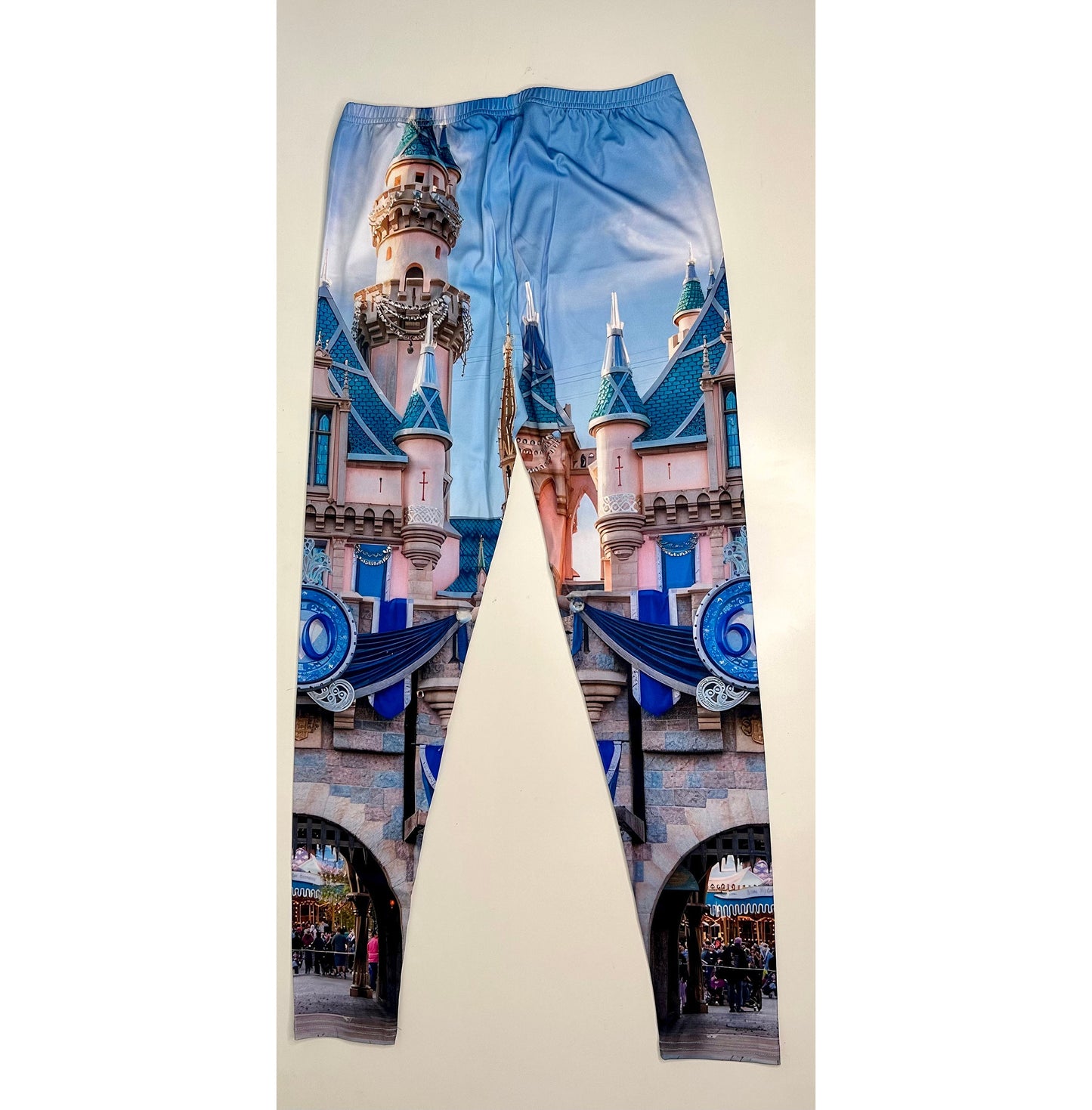 READY-to-SHIP [Flaw XL] Sleeping Beauty Castle Inspired Leggings