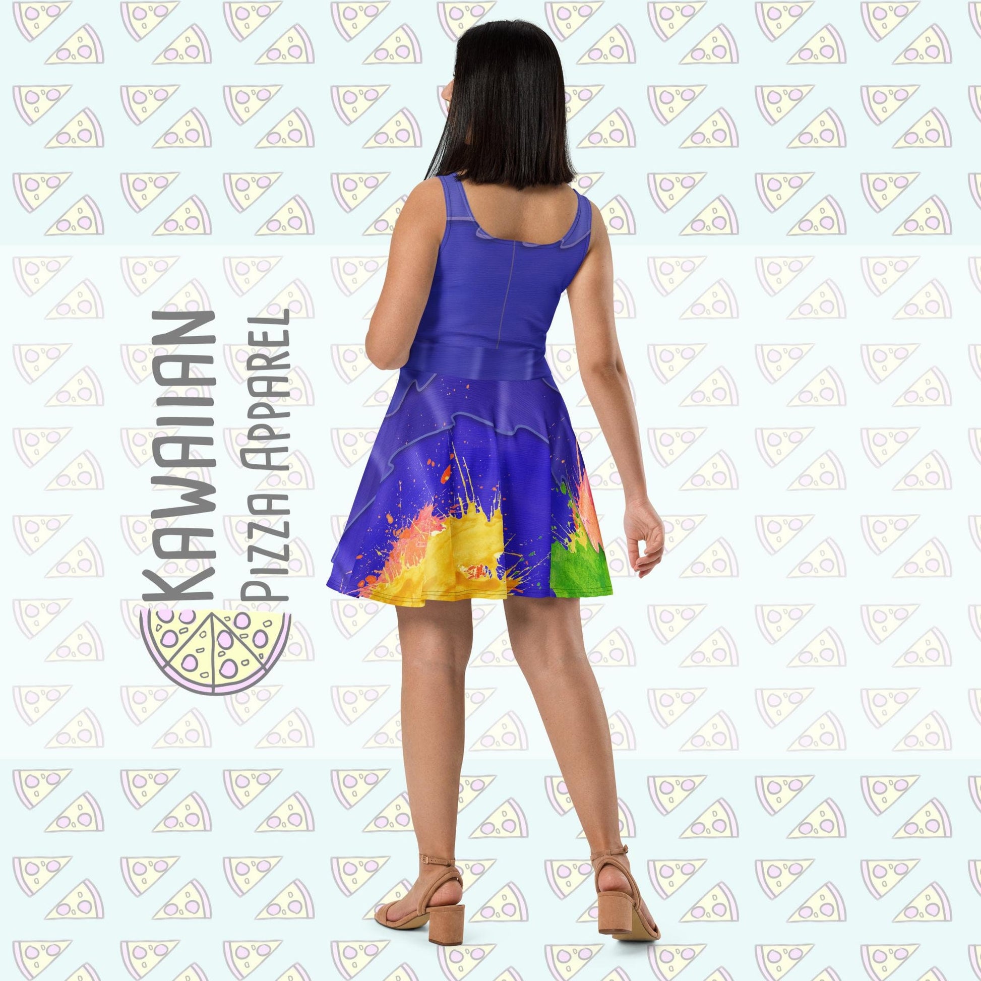 RUSH ORDER: Isabela Flower Spatter Inspired Skater Dress