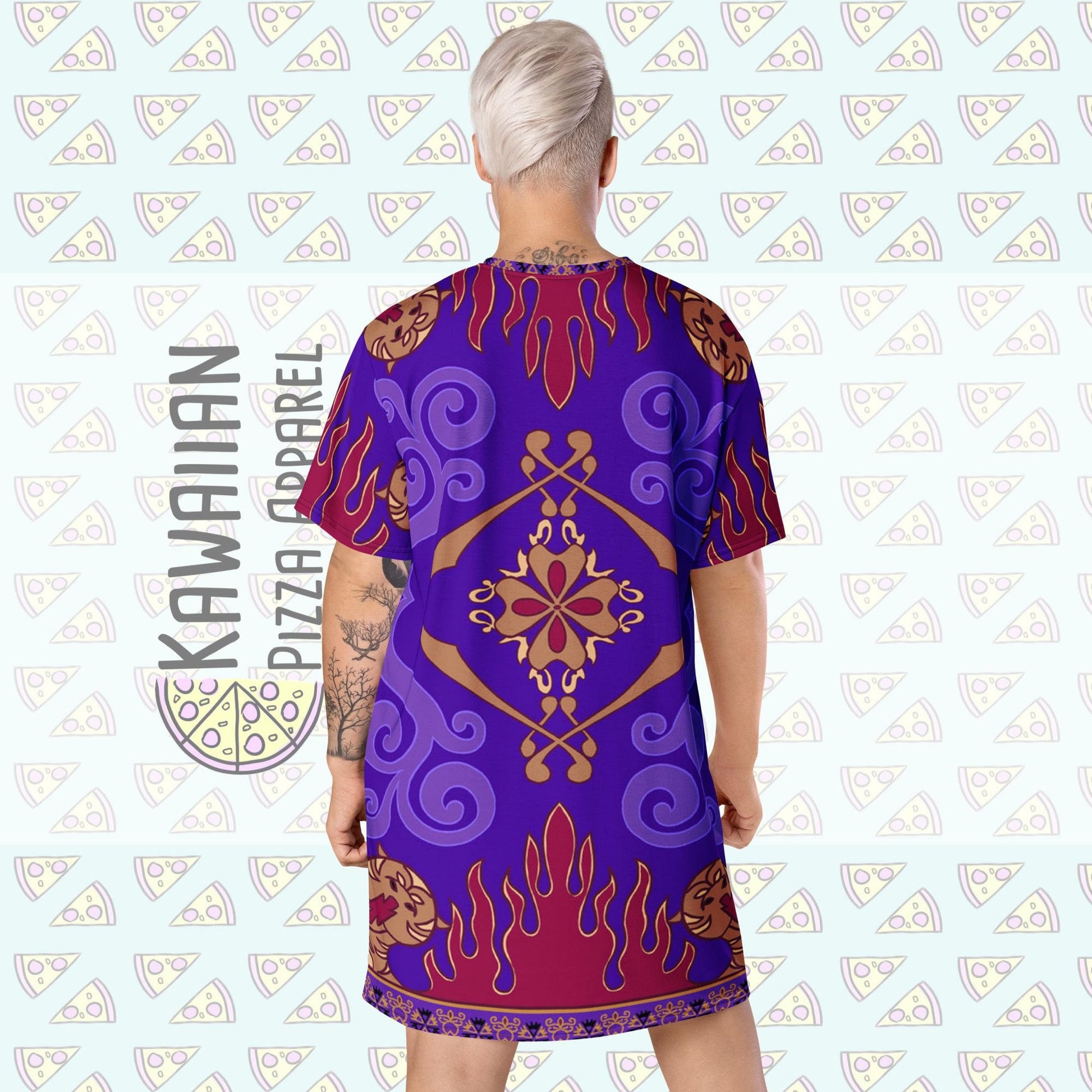 RUSH ORDER: Magic Carpet Inspired T-shirt dress