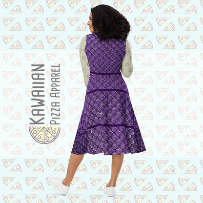 RUSH ORDER: All-over print Boo Monsters Inc Inspired long sleeve midi dress