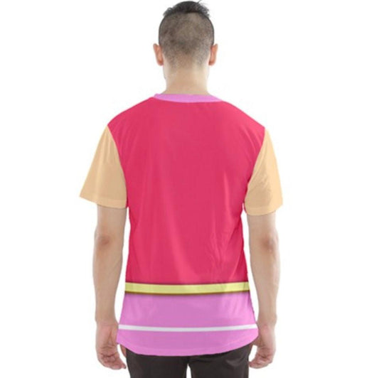 READY-to-SHIP [L] Men's Toadette Inspired ATHLETIC Short Sleeve Shirt