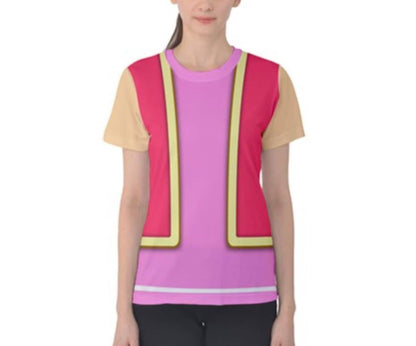 Women's Toadette Inspired ATHLETIC Short Sleeve Shirt