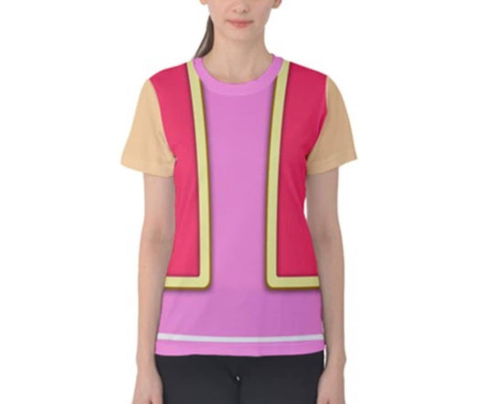 Women's Toadette Inspired ATHLETIC Short Sleeve Shirt