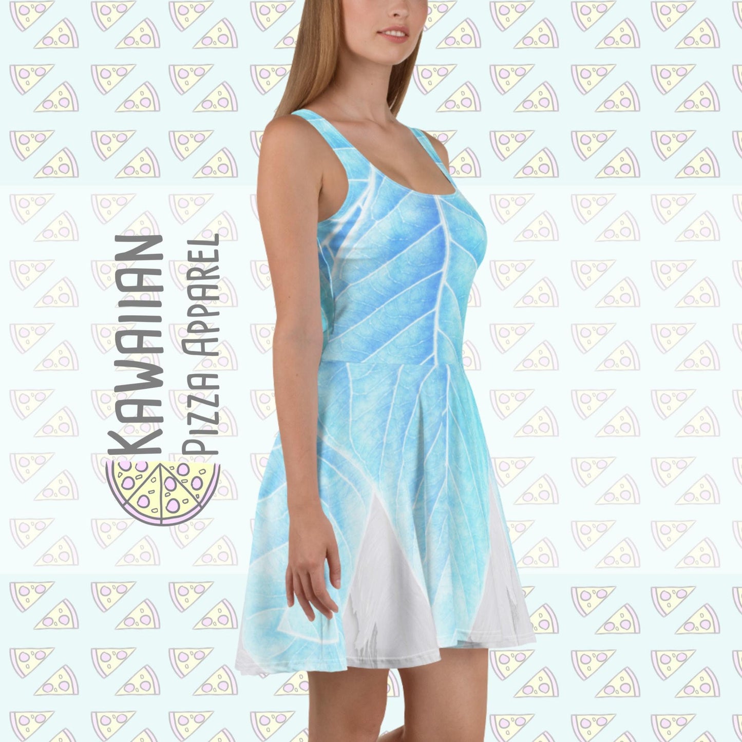 RUSH ORDER: Periwinkle Fairy Skater Dress