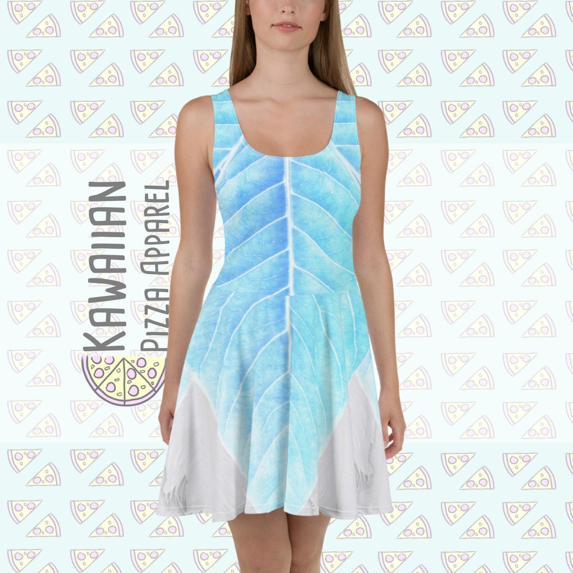 RUSH ORDER: Periwinkle Fairy Skater Dress