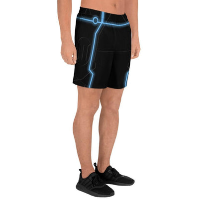 Men's Tron Inspired Recycled Athletic Shorts