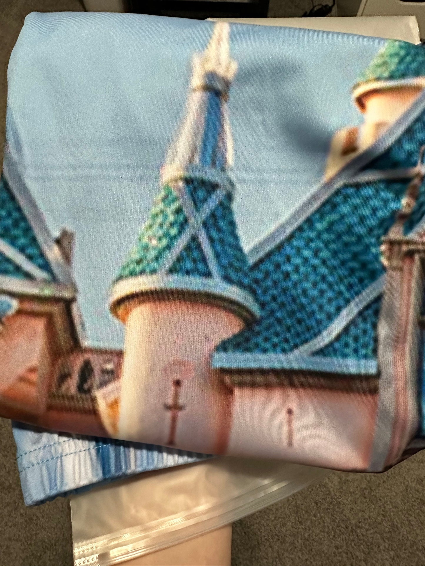 READY-to-SHIP [Flaw XL] Sleeping Beauty Castle Inspired Leggings