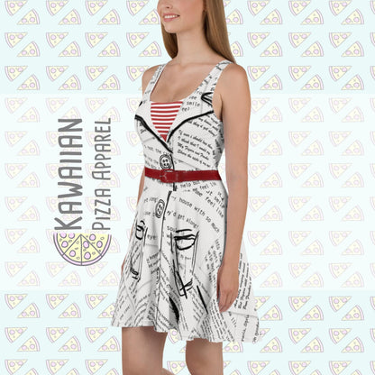 RUSH ORDER: Topolino Terrace Minnie Inspired Skater Dress