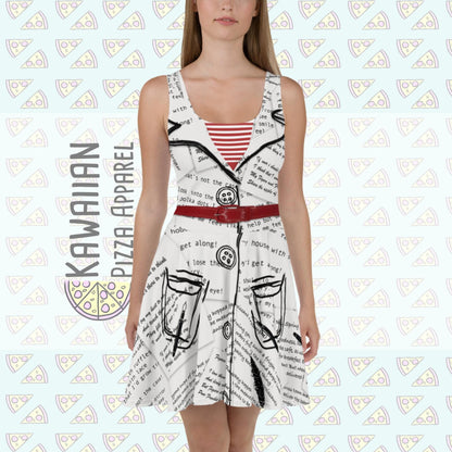 RUSH ORDER: Topolino Terrace Minnie Inspired Skater Dress