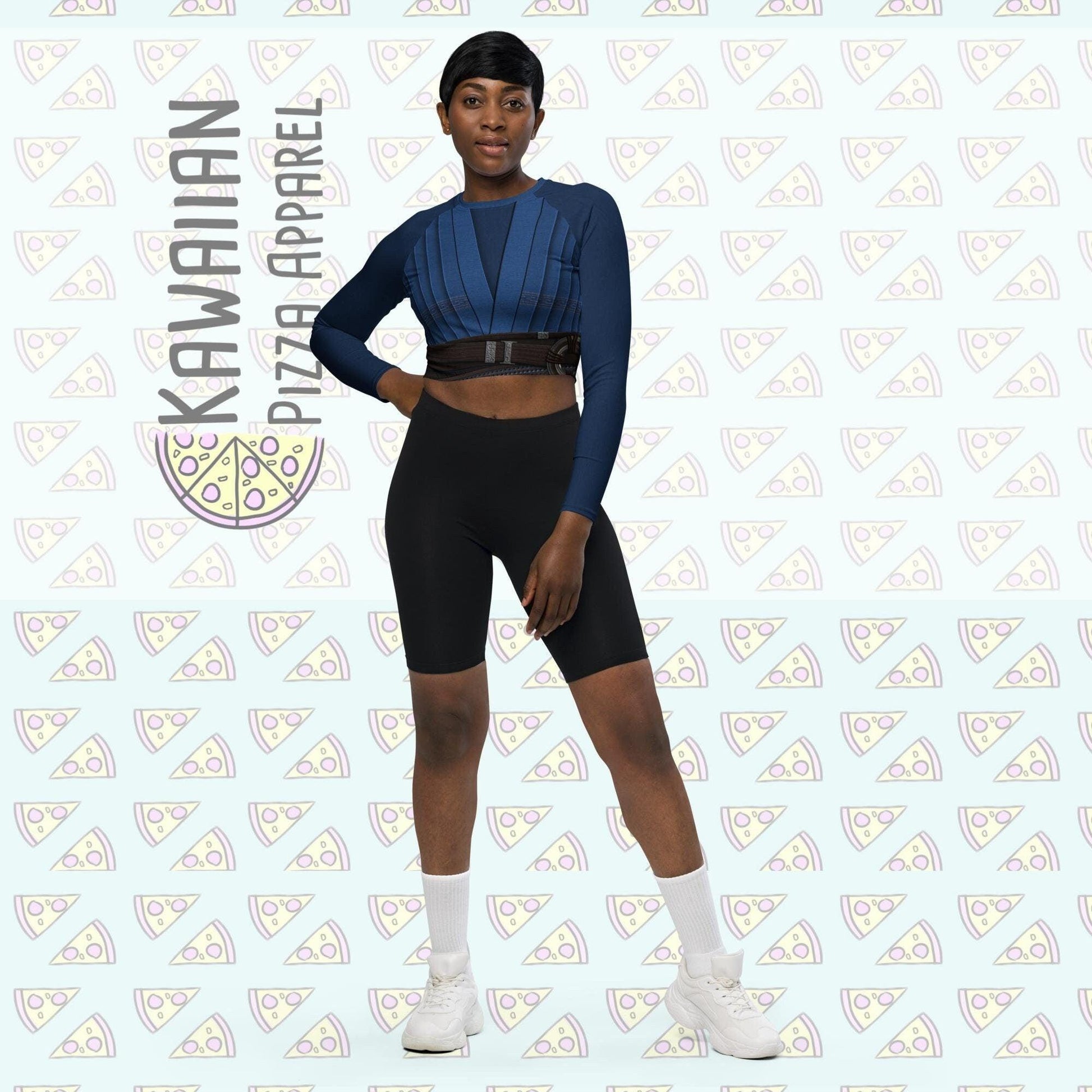 Women's Strange Inspired Recycled long-sleeve crop top