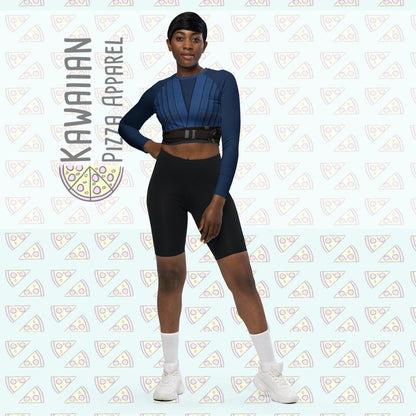 Women's Strange Inspired Recycled long-sleeve crop top