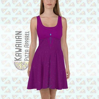 RUSH ORDER: Elsa's Nightgown Inspired Skater Dress