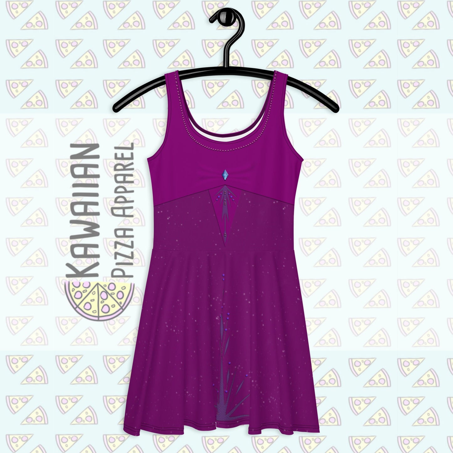 RUSH ORDER: Elsa's Nightgown Inspired Skater Dress