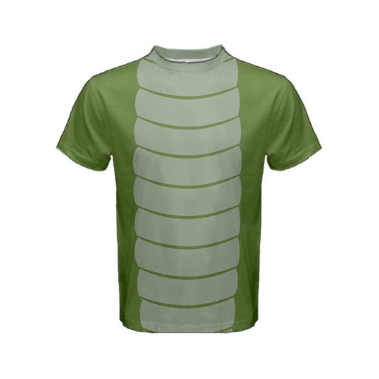 Men's Tick Tock Crocodile Inspired ATHLETIC Short Sleeve Shirt