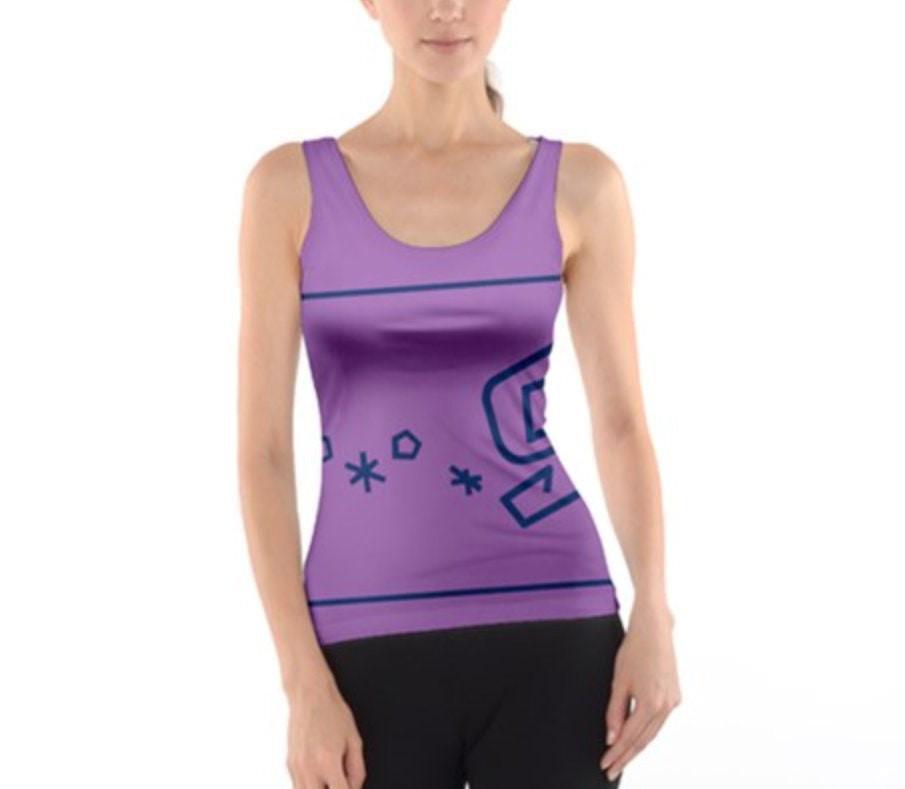 Women's Purple Mad Teacup Inspired Tank Top