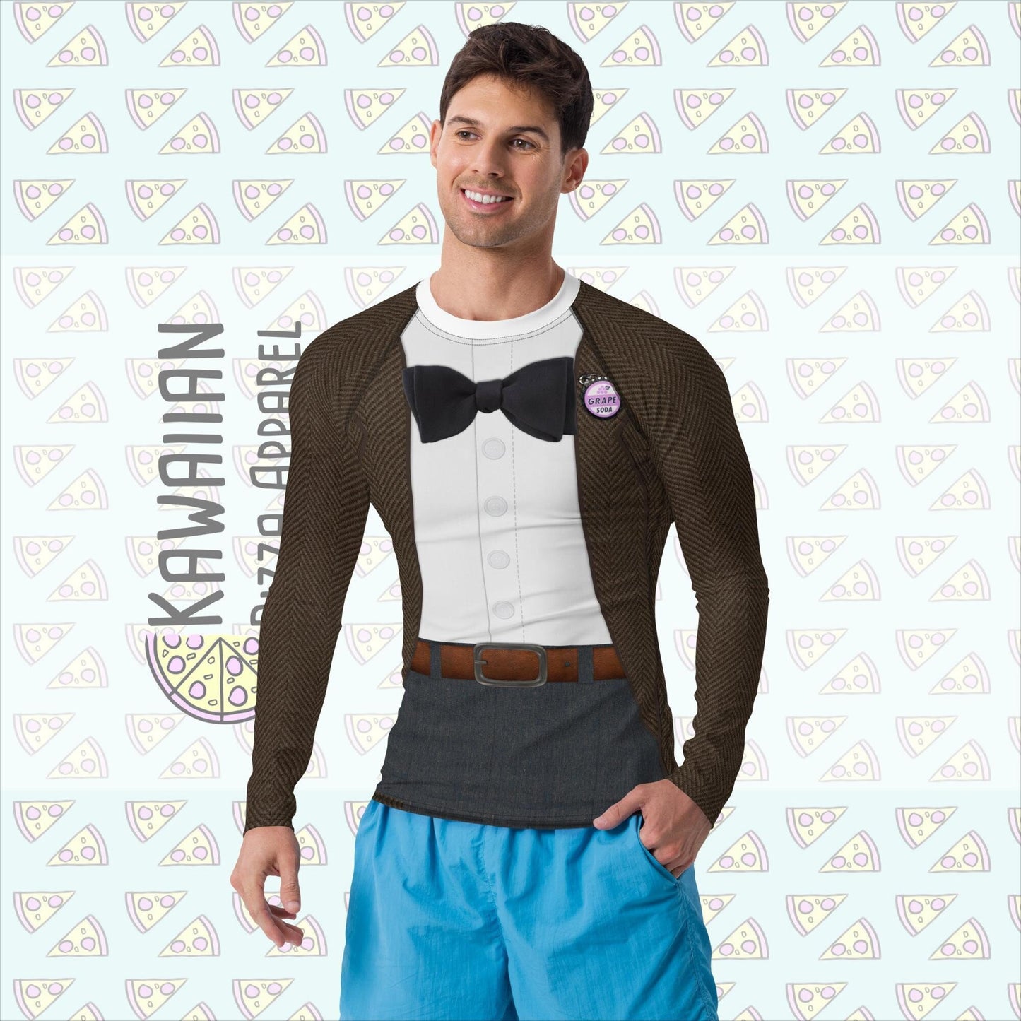 RUSH ORDER: Men's Carl Fredricksen Long Sleeve ATHLETIC Shirt