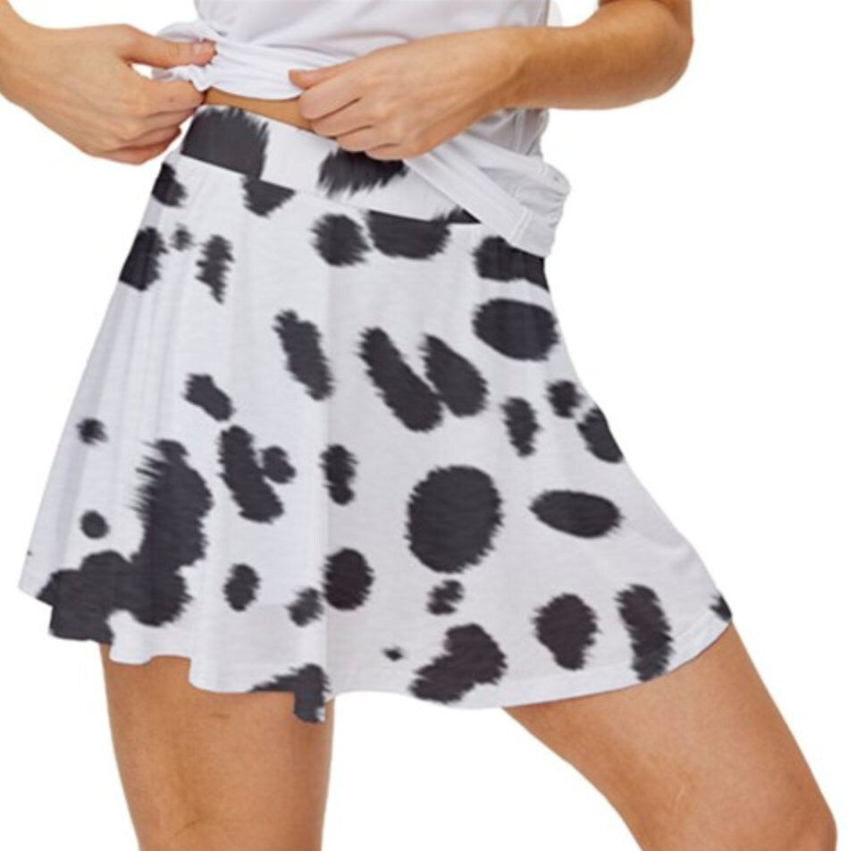 Dalmatian Inspired Sport Skater Skort