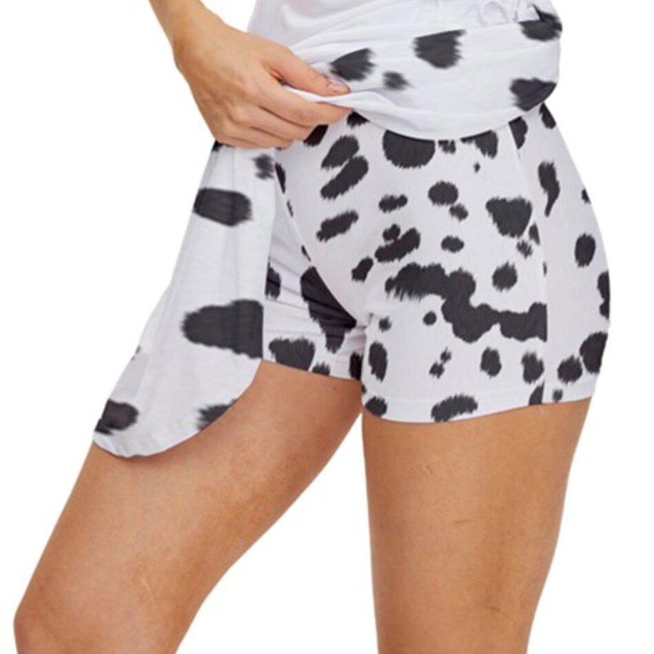 Dalmatian Inspired Sport Skater Skort