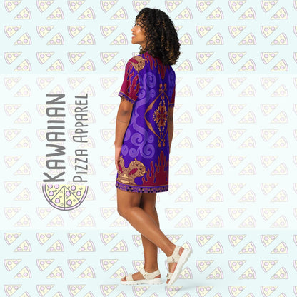 READY-to-SHIP [3XL] Women's Magic Carpet Inspired T-shirt dress