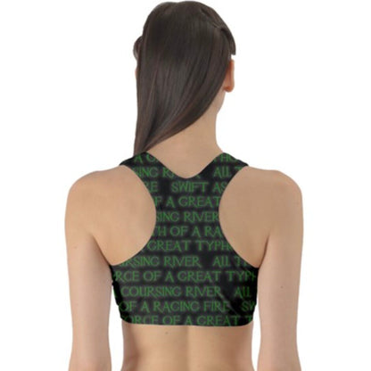 SAMPLE [M] Mulan Inspired sports bra