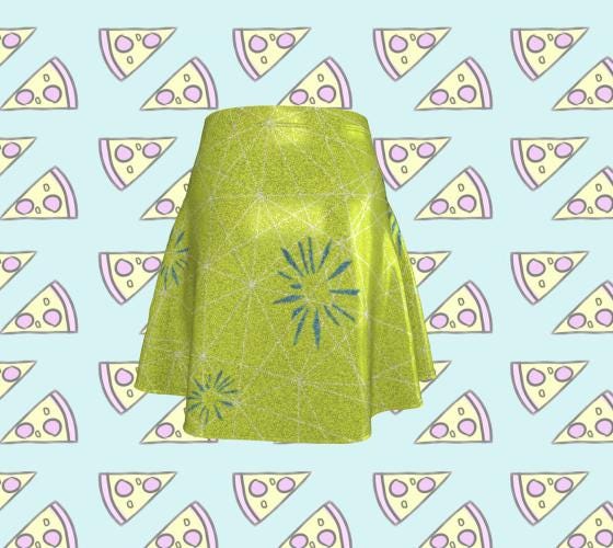 RTS [S] Women's Joy Inspired Glitter Flare Skirt