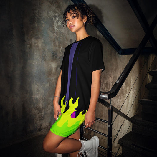 RUSH ORDER: Maleficent Inspired T-shirt dress