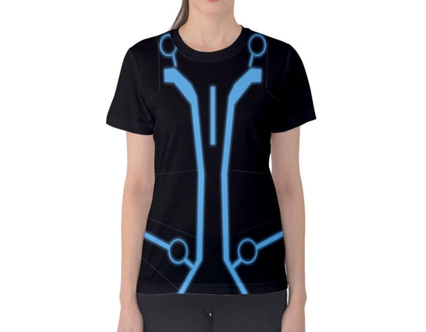 READY-to-SHIP[XL] Women's Tron Inspired Athletic Shirt