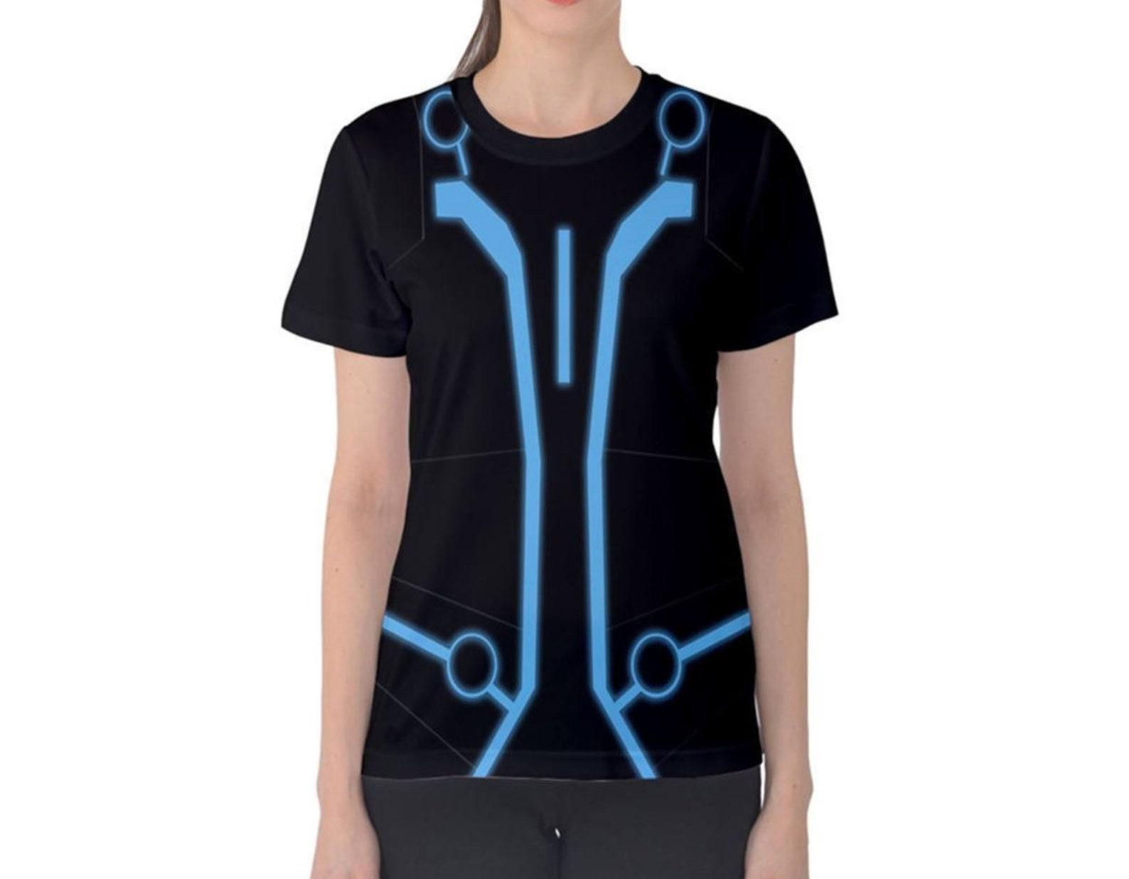 READY-to-SHIP[XL] Women's Tron Inspired Athletic Shirt