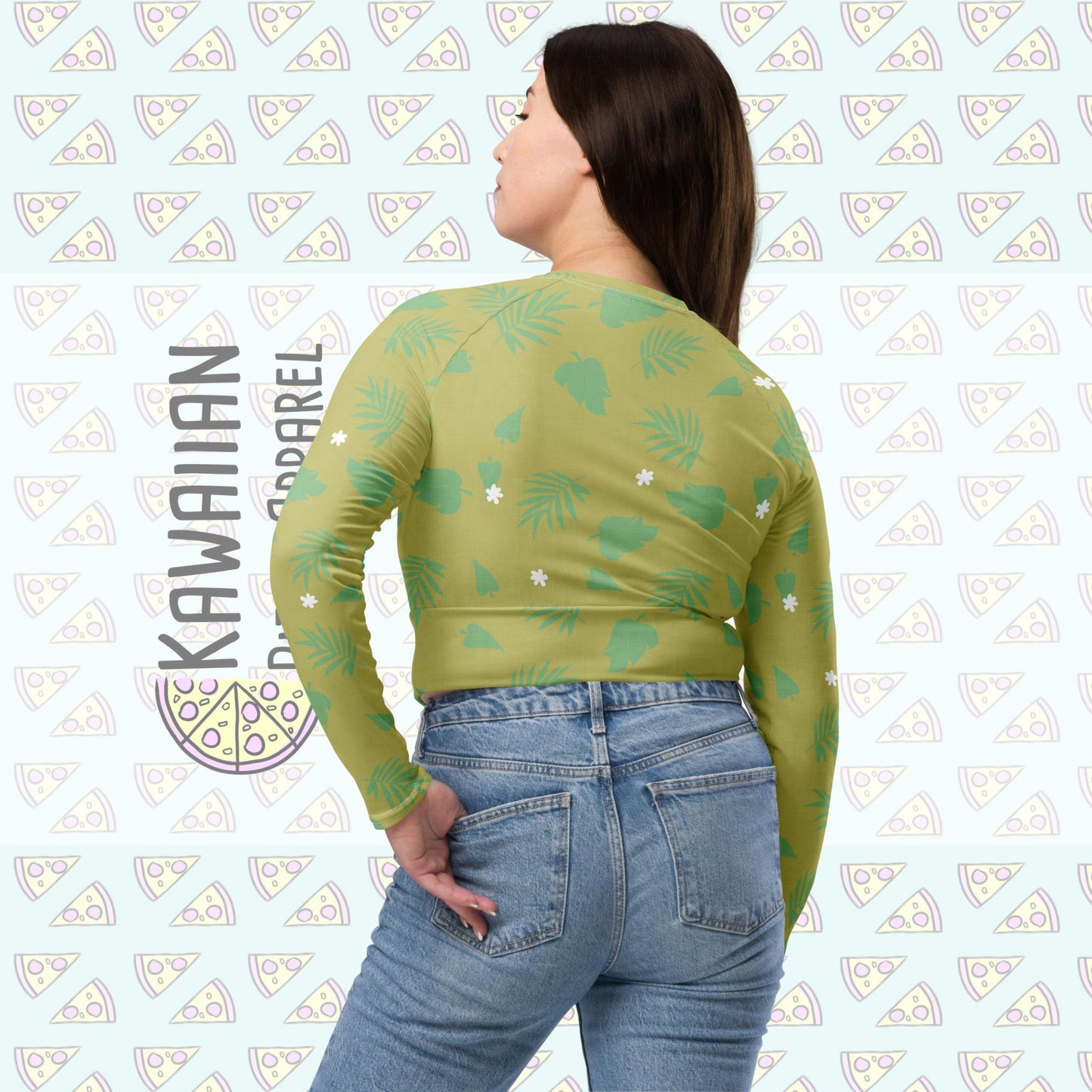 RUSH ORDER: Nick Inspired Recycled long-sleeve crop top