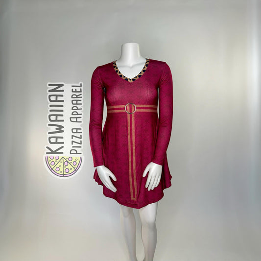 READY-to-SHIP [L] Mother Gothel Inspired Long Sleeve Flare Dress