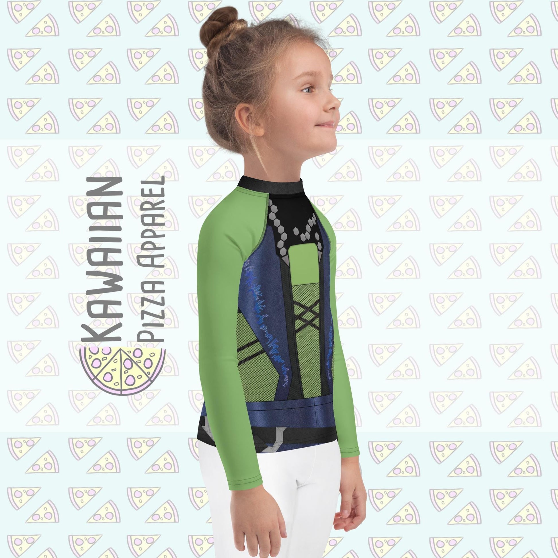 RUSH ORDER: Kids Gamora Inspired ATHLETIC Long Sleeve