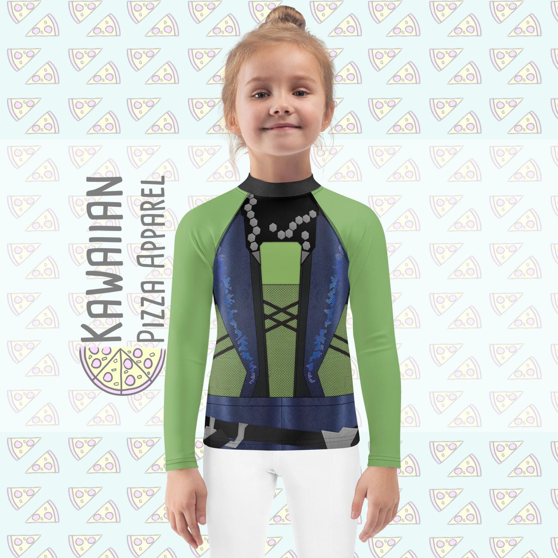 RUSH ORDER: Kids Gamora Inspired ATHLETIC Long Sleeve