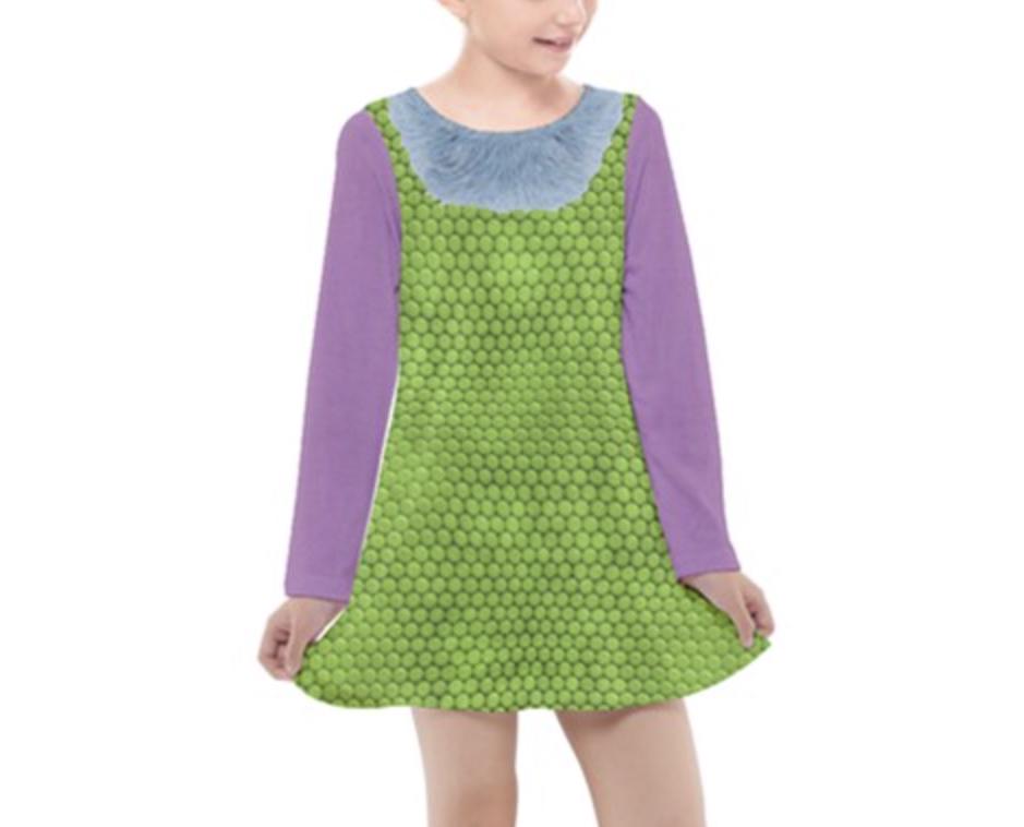 Kid's Celia Inspired Long Sleeve Dress