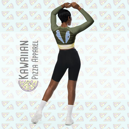 RUSH ORDER: Ray Firefly Inspired Recycled long-sleeve crop top