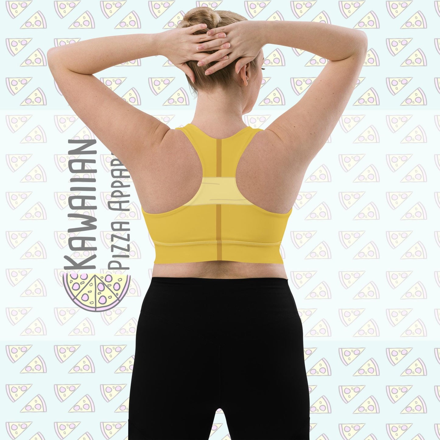 RUSH ORDER: Belle Inspired All-Over Print Recycled Longline Sports Bra