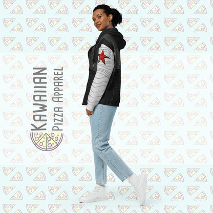 RUSH ORDER: Bucky Inspired Unisex zip hoodie