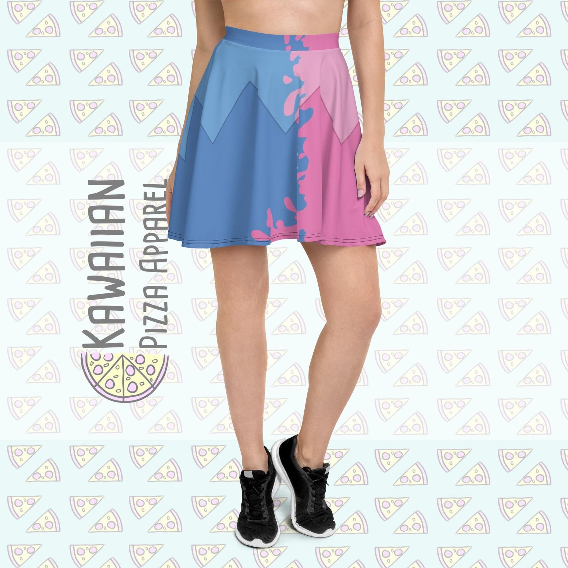 RUSH ORDER: Make It Pink Make It Blue Aurora Inspired Skater Skirt