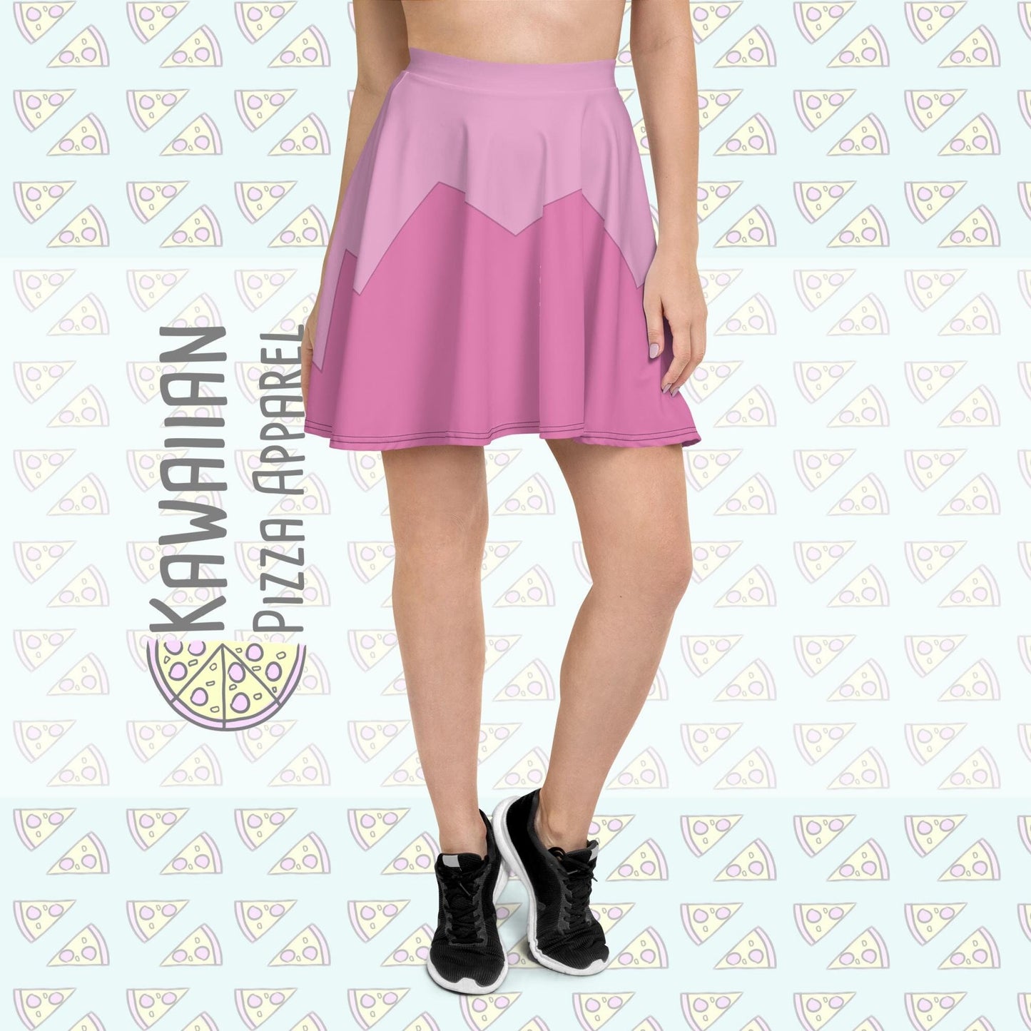 RUSH ORDER: Pink Aurora Inspired Skater Skirt