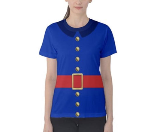 Women's Violet Inspired Short Sleeve Shirt