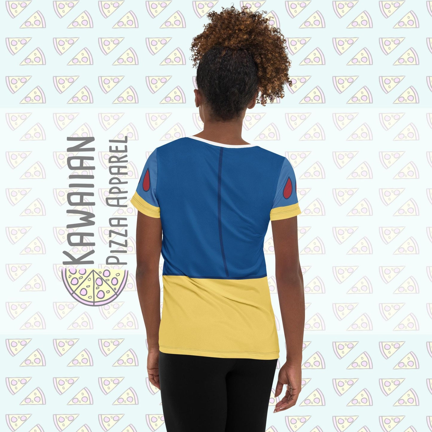 RUSH ORDER: Snow White Inspired All-Over Print Women&#39;s Athletic T-shirt