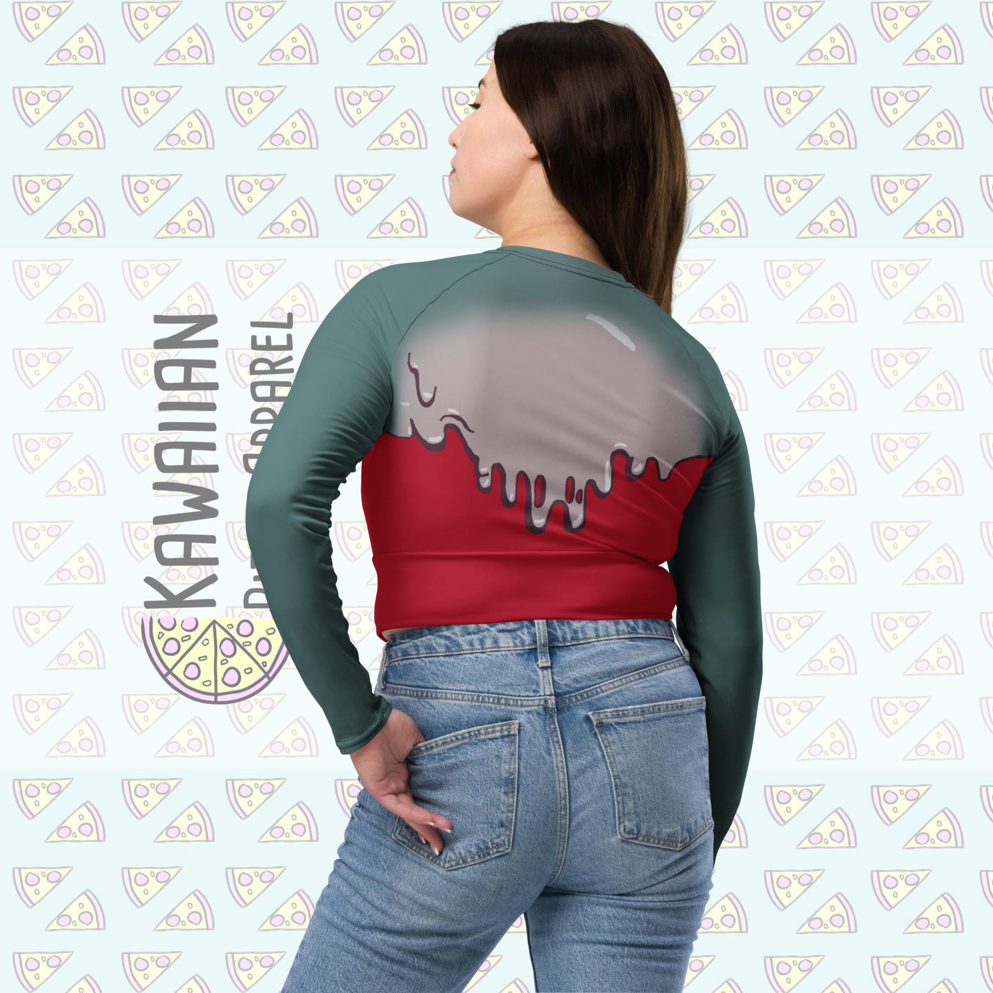 RUSH ORDER: Poison Apple Inspired Recycled long-sleeve crop top