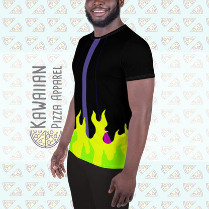 RUSH ORDER: Maleficent Inspired All-Over Print Men&#39;s Athletic T-shirt