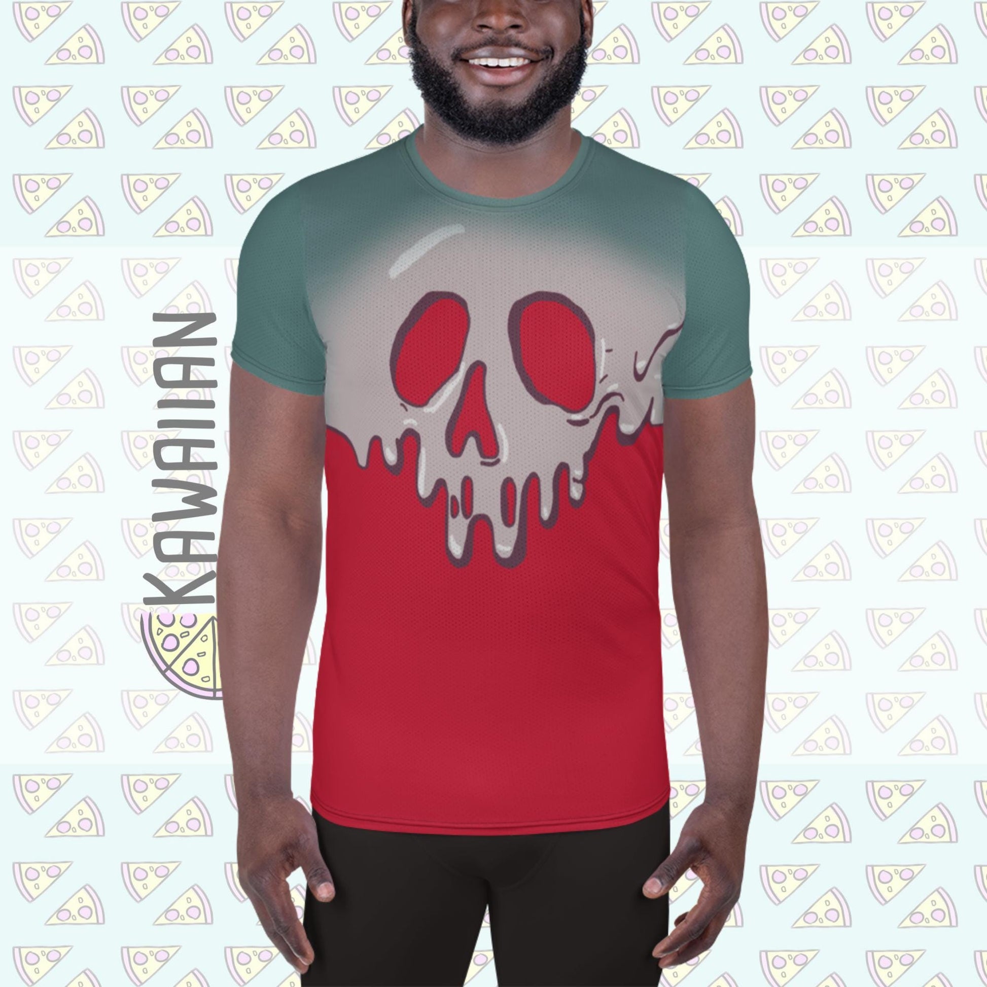 RUSH ORDER: Poison Apple Inspired All-Over Print Men&#39;s Athletic T-shirt