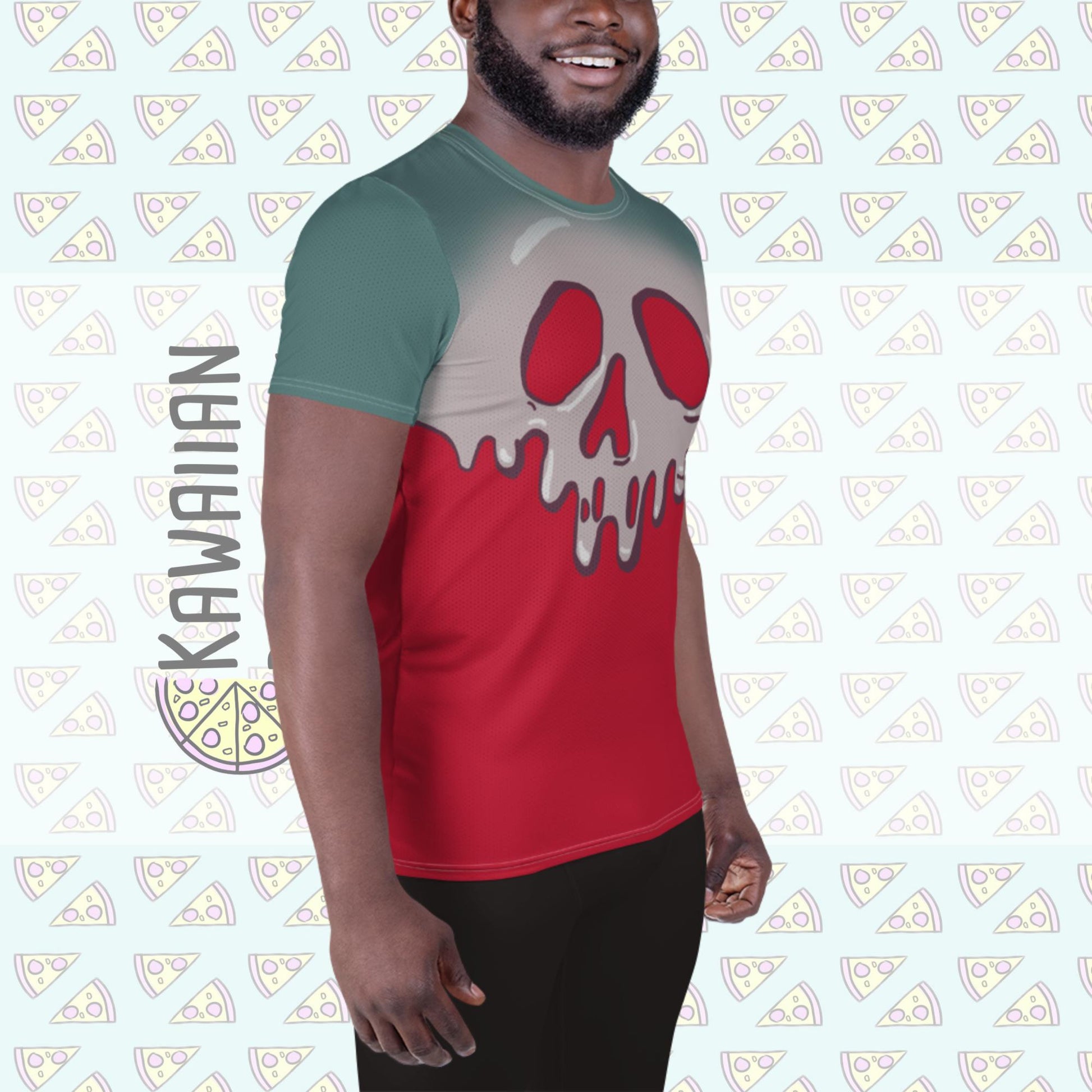 RUSH ORDER: Poison Apple Inspired All-Over Print Men&#39;s Athletic T-shirt