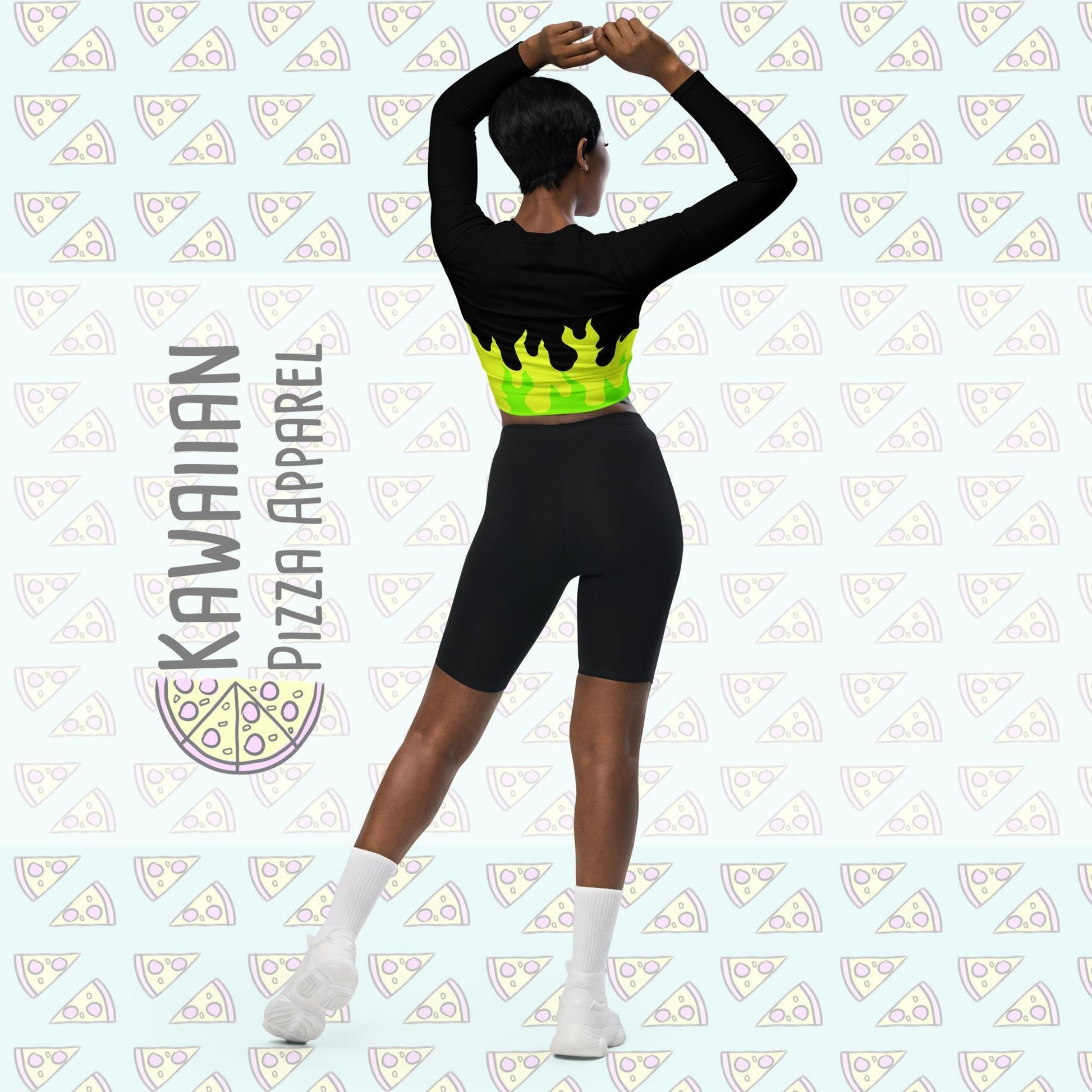 RUSH ORDER: Maleficent Inspired Recycled long-sleeve crop top