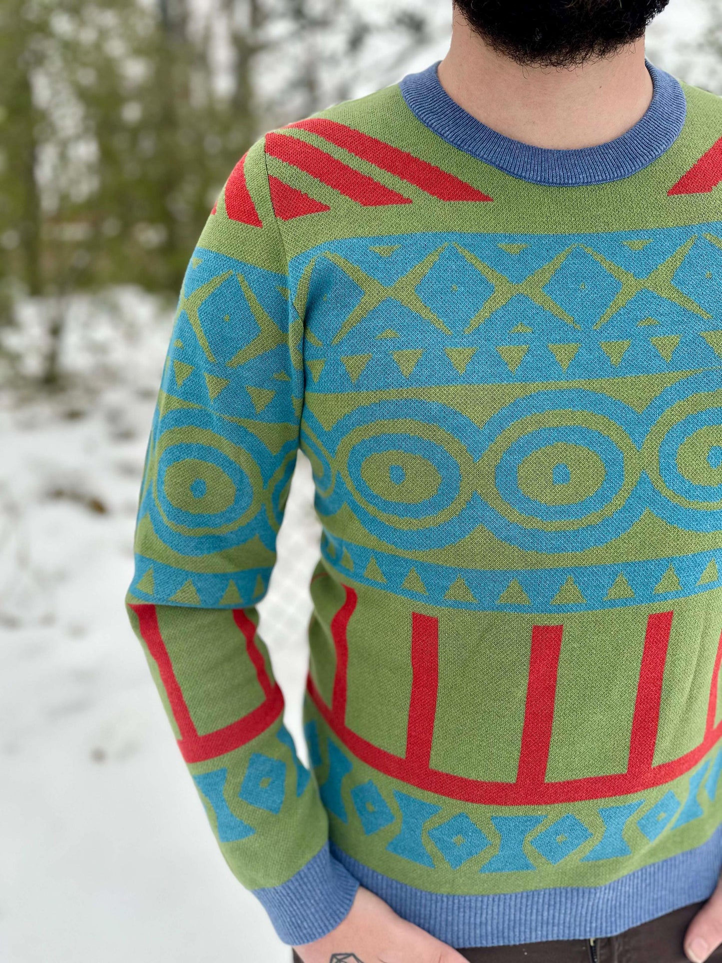 Oaken Inspired Knitted crew neck sweater