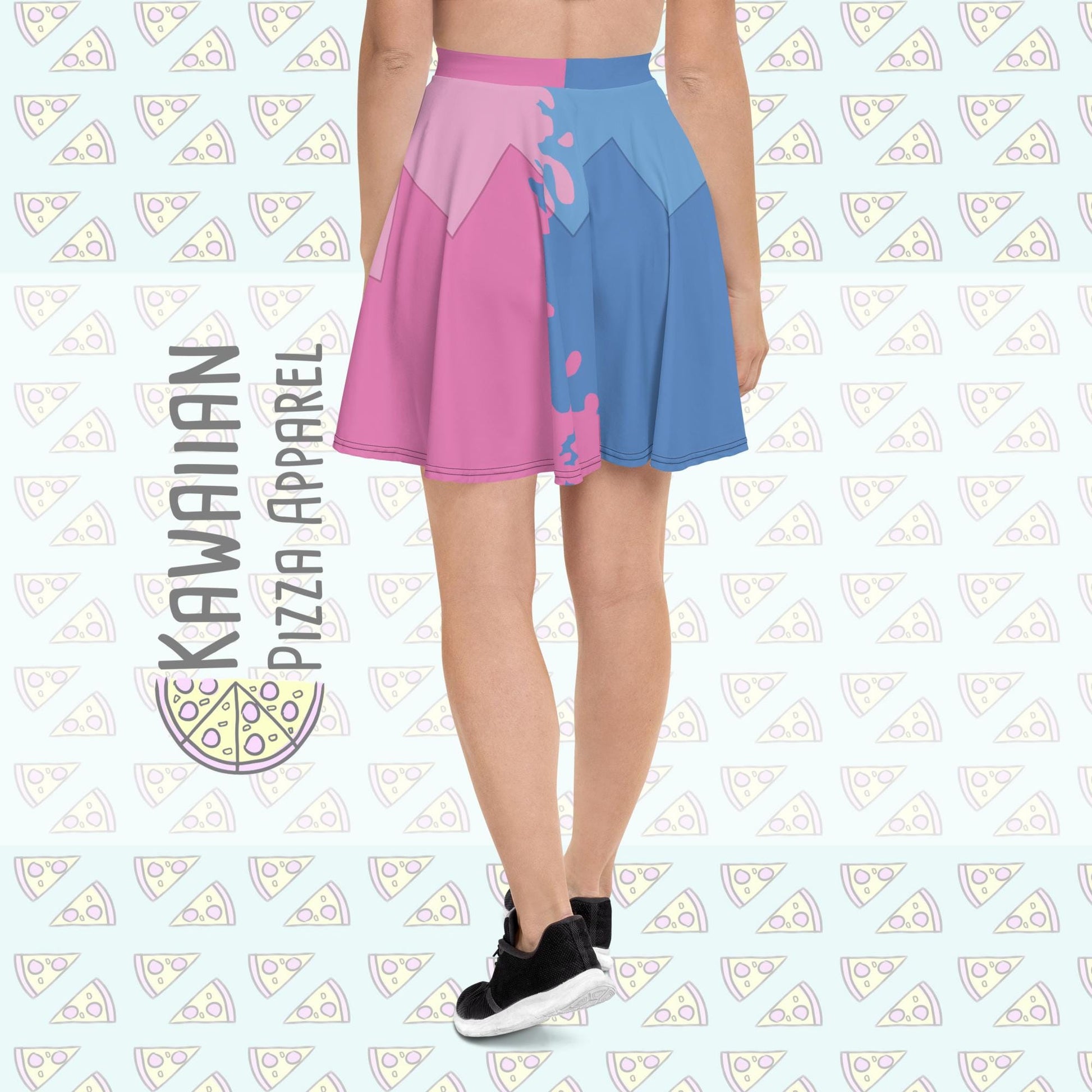 RUSH ORDER: Make It Pink Make It Blue Aurora Inspired Skater Skirt